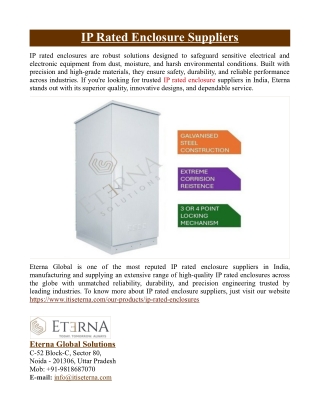 IP Rated Enclosure Suppliers