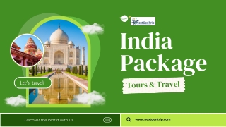 Green Yellow Minimalist India Package Tours and Travel Presentation