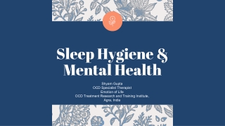 Sleep Hygiene Strategies to Improve Mental Health and Reduce OCD Symptoms