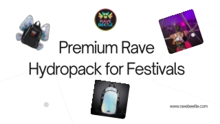 Premium Rave Hydropack for Festivals
