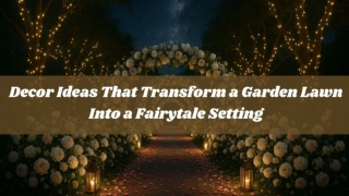 Decor Ideas That Transform a Garden Lawn Into a Fairytale Setting