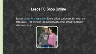 Leeds FC Shop Online