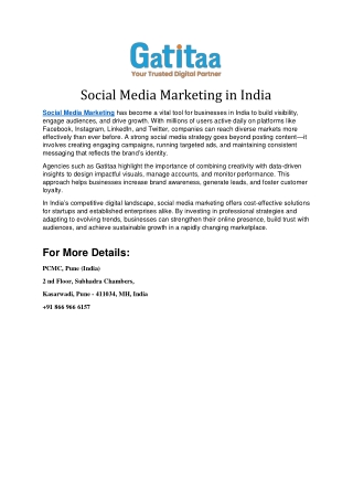Social Media Marketing in India