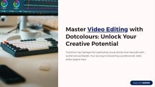 Master Video Editing: Complete Beginner to Pro Course