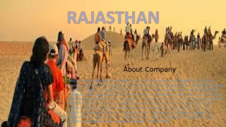 Rajasthan Holidays – Explore the Best Rajasthan Holiday Packages & Tours