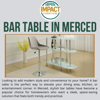 Bar Table In Merced