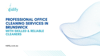 Professional Office Cleaning Services in Brunswick with Skilled & Reliable Cleaners