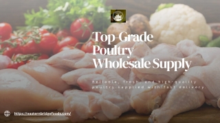 Top-Grade Pollutry wholesale supply