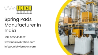 Spring Pads Manufacturer in India