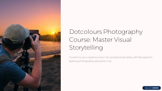 Photography The Art, Skill, and Power of Visual Storytelling