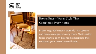 Functional Brown Rugs for Every Room – GetMyRugs