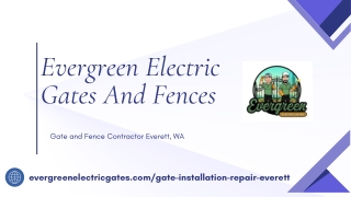 Driveway Gates Everett WA