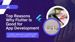Top Reasons Why Flutter Is Good for App Development