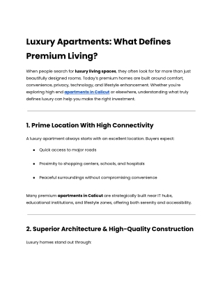 Luxury Apartments_ What Defines Premium Living