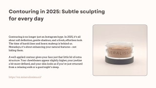 Contouring in 2025 How to Achieve Effortless, Natural Definition