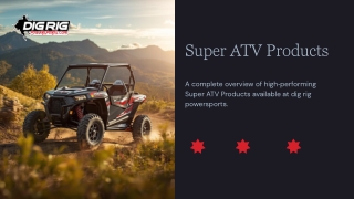 Your Trusted Source for Premium Super ATV Products: digrig powersports