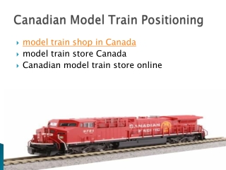 Model Train Shop in Canada – Premium Trains for Every Collect