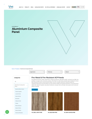 Viva ACP: Innovative ACP Sheet Design & Aluminium Composite Sheet Solutions