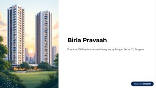 Birla Pravaah |Offers premium Living in Gurgaon