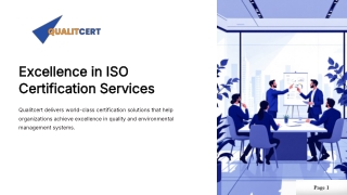 ISO 14001 Certification by qualittcert
