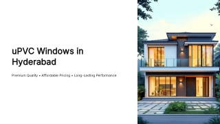 uPVC Window in Hyderabad | Best uPVC Windows Price in Hyderabad