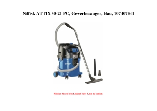 7223 Nilfisk ATTIX 30-21 PC  Gewerbesauger  blau  107407544