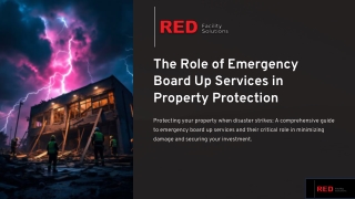 The Role of Emergency Board Up Services in Property Protection