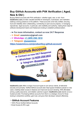 The Ethics of Buying GitHub Accounts for Collaborative Coding in 2026..2027