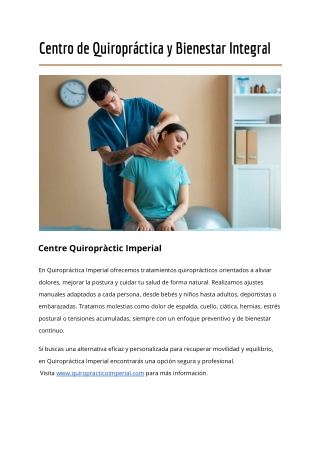 Quiropràctic Imperial