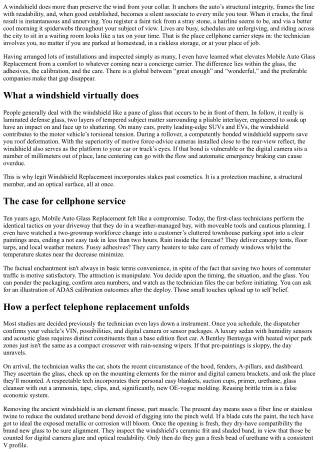 Cracked to Clear: Mobile Windshield Replacement Solutions