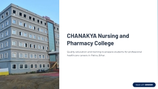 PCI‑approved D.Pharm college  in  Patna-Chankya  Pharmacy college call-707075080