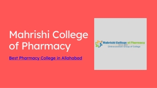 Best Pharmacy College in Allahabad