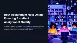 Best Assignment Help Online Ensuring Excellent Assignment Quality