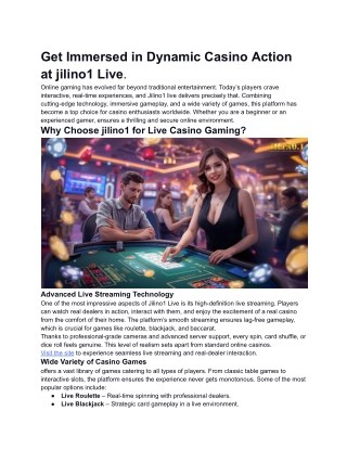 jilino1 Live