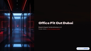 Office Fit Out Dubai – Transforming Workspaces for Performance and Style