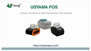 Touch POS Billing Machine – Udyama POS