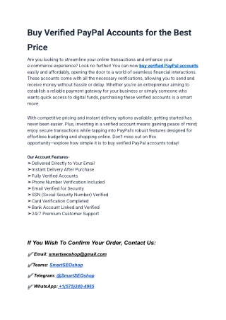 100 Top Places to Buy Verified PayPal Accounts