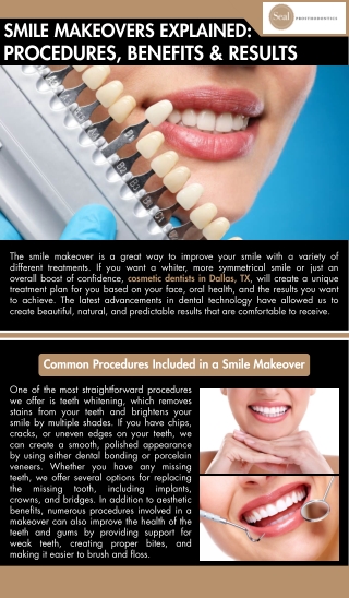 Smile Makeovers Explained: Procedures, Benefits & Results