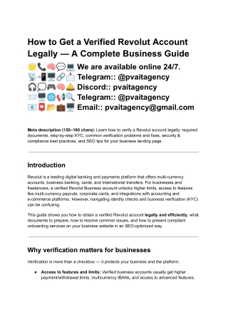 Easy 13-Step Guide to Buying a Verfied Revolut Account (1)