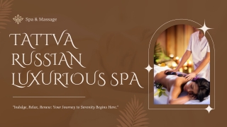 Tattva Russian Luxurious Spa – Relaxing Wellness Experience in Calangute, Goa