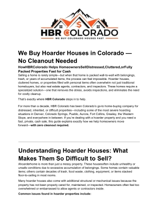 We Buy Hoarder Houses in Colorado — No Cleanout Needed.pdf