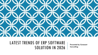 Latest Trends of ERP Software Solutions in India 2026