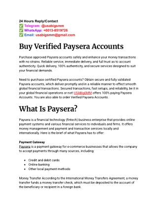 Buy Verified Paysera Accounts for Business & Personal Use