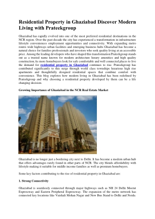 residential property in ghaziabad