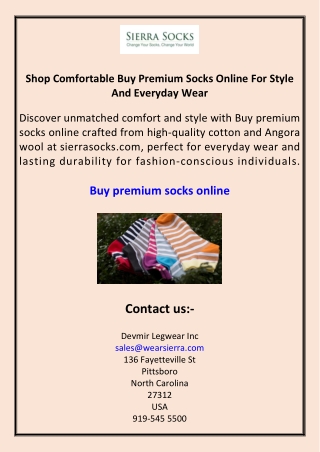 Shop Comfortable Buy Premium Socks Online For Style And Everyday Wear