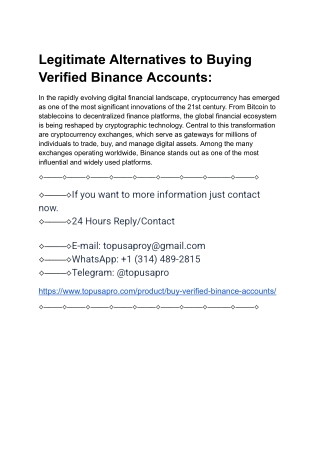 Buy Verified Binance Accounts - 100% KYC & Fully Verified
