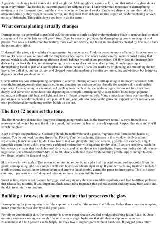 How to Extend Your Dermaplaning Results at Home