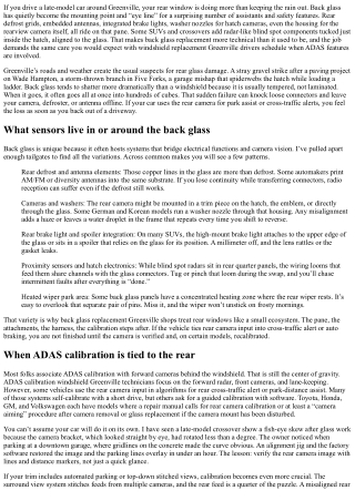 Back Glass Replacement Greenville: Dealing with Sensors and Cameras