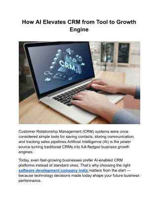 3 How AI Elevates CRM from Tool to Growth Engine