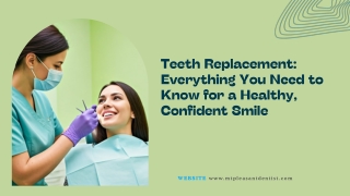 Teeth Replacement Everything You Need to Know for a Healthy, Confident Smile